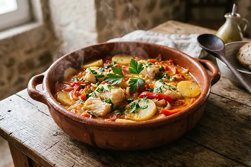 Caldeirada de Peixe, portugalski gulasz rybny