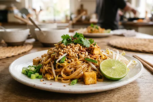Pad Thai with Tofu