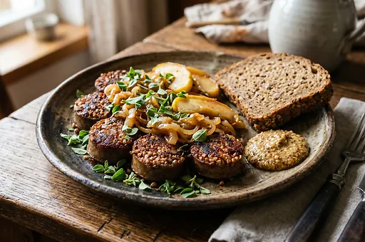 Kaszanka (Polish Buckwheat Blood Sausage)