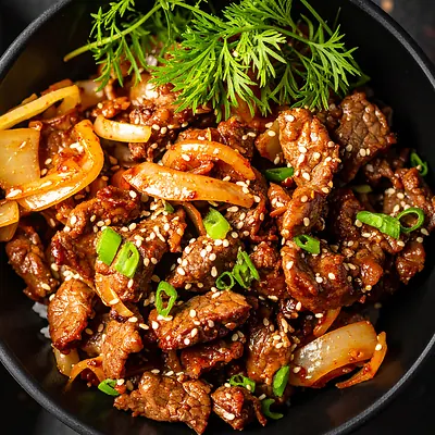Bulgogi - koreańska marynowana wołowina