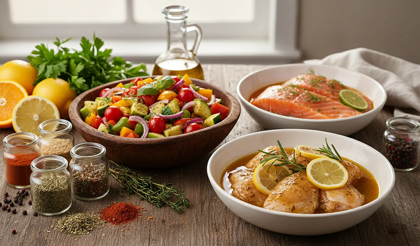 The best marinades for meat, fish, and vegetables: proven combinations that enhance flavor and juiciness