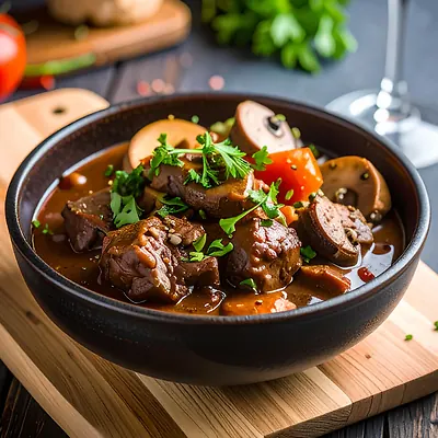 Boeuf Bourguignon, wołowina po burgundzku