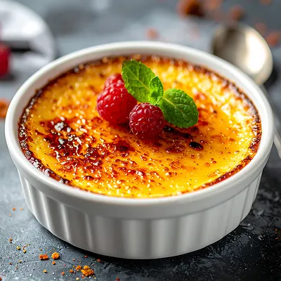 Crème Brûlée, deser z karmelem