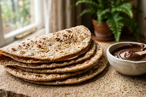 Chapati with Nutella