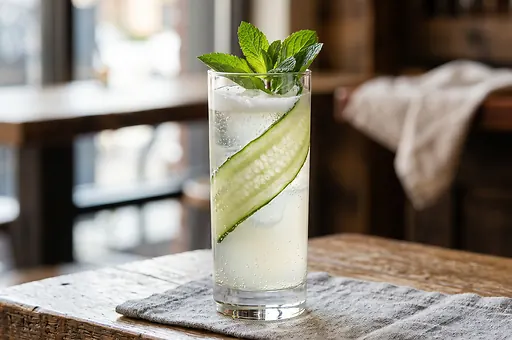 Ogórkowy gin fizz