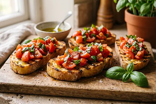 Tomato Basil Bruschetta