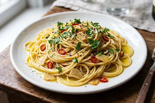 Špagety aglio e olio