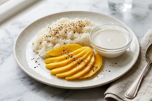 Khao Niao Mamuang (kleisty ryż z mango)