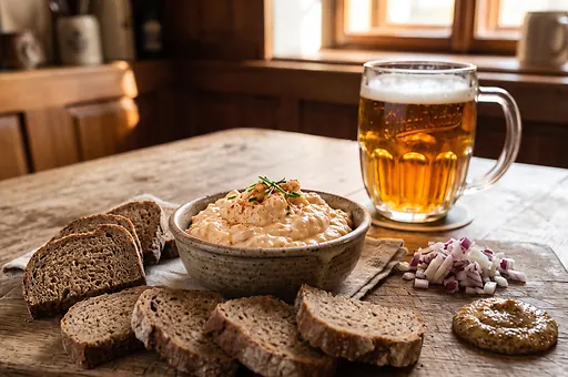 Czeski ser piwny, pikantna pasta do piwa