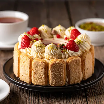Charlotte - elegant French dessert (Charlotte)