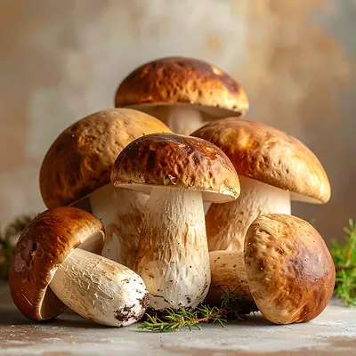 Fresh mushrooms