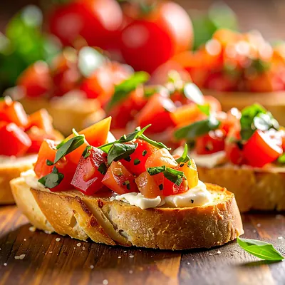 Bruschetta, włoska przystawka