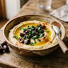 Hummus z oliwkami