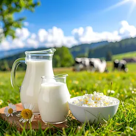 Kefir - probiotic fermented milk drink
