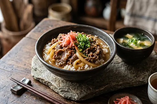 Gyudon Miso with Beef