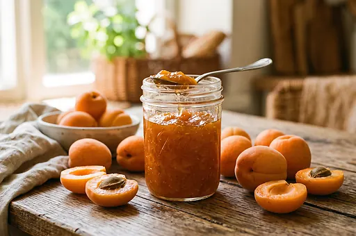 Apricot jam without preservatives