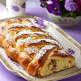 Vánočka (czeskie pieczywo świąteczne)