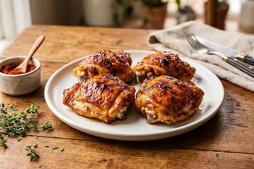 Crispy Air Fryer Chicken Thighs