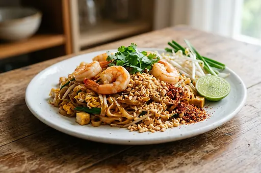 Pad Thai with Shrimp