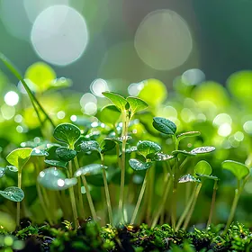 Garden cress - peppery herb full of vitamins