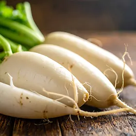 White radish - traditional root vegetable