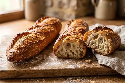 Homemade French Baguette