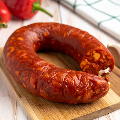 Chouriço - portugalska wędzona kiełbasa