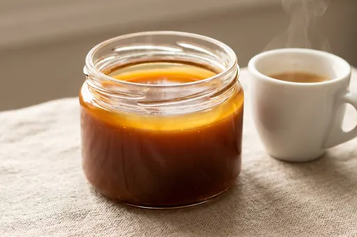 Homemade Caramel Coffee Syrup