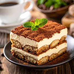 Tiramisu, włoski deser kawowy