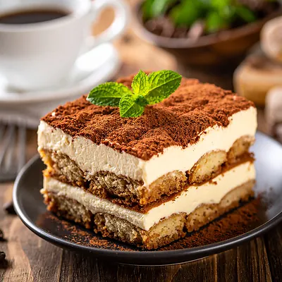 Tiramisu, włoski deser kawowy