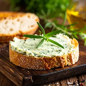 Herb butter - flavored delight