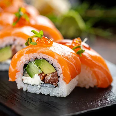Sushi - japoński ryż z rybą