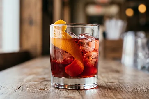 Negroni s ginem a Campari