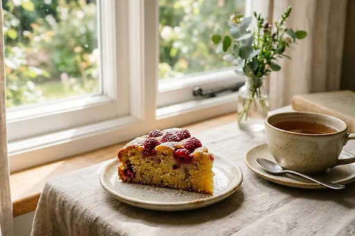 Gluten-Free Almond Raspberry Cake