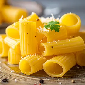 Rigatoni - żłobkowany makaron ze Włoch