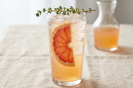 Lavender Lemonade with Grapefruit and Thyme