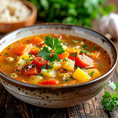 Minestrone, włoska zupa warzywna