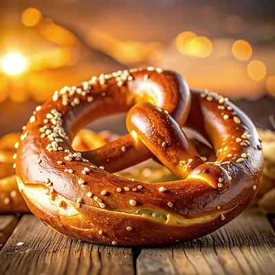 Precel - tradycyjny niemiecki brezel (Brezel)