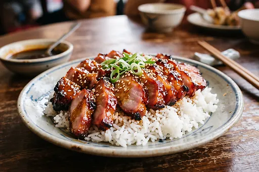 Char siu wieprzowe w miodowej glazurze