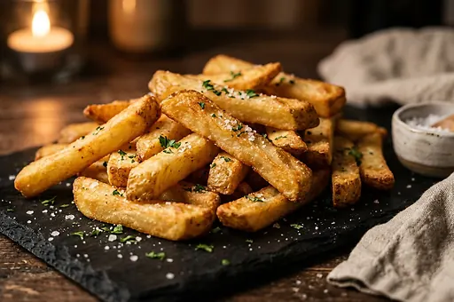 Homemade Double-Fried Fries