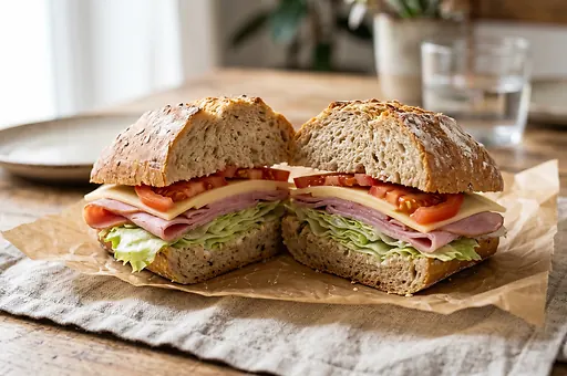 Bread Roll Sandwich