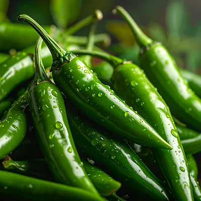 Zelená chilli paprička