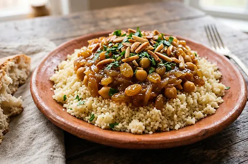 Moroccan Couscous Tfaya