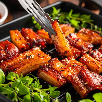 Samgyeopsal - grillowany boczek wieprzowy