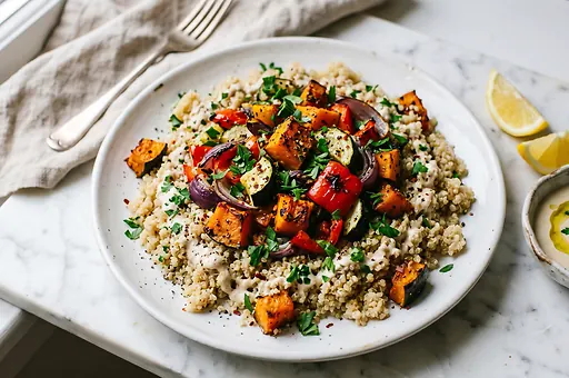Quinoa with Roasted Vegetables