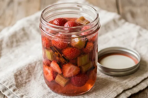 Strawberry and Rhubarb Compote