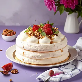 Meringue - airy egg white confection