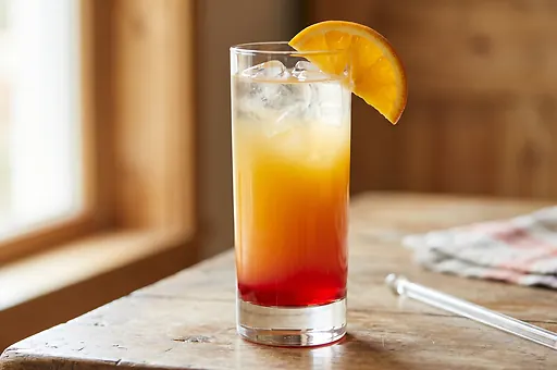 Tequila Sunrise z pomarancza i grenadyna