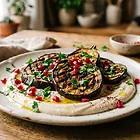 Grillowany bakłażan z dipem tahini