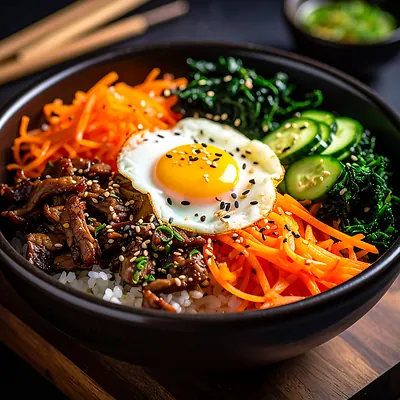 Bibimbap - koreański mieszany ryż